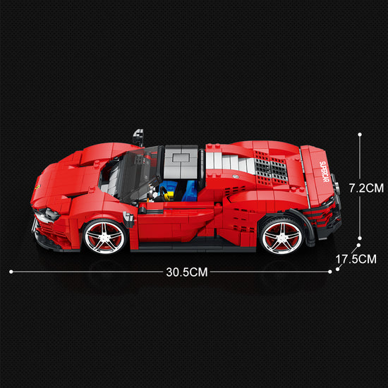 Reobrix 11026 Daytona SP3 1:16 1168pcs 30,5 x 17,5 x 7,2cm ( original box)