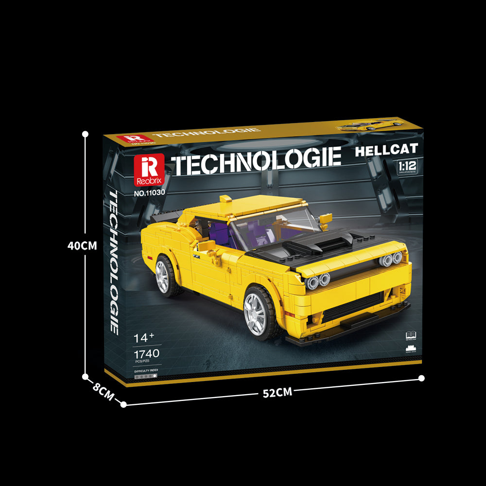 Load image into Gallery viewer, Reobrix 11030 Hellcat 1740pcs 37 × 16.5 × 10.7cm (with original box)

