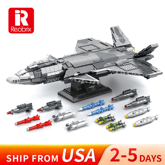 Reobrix 33025 Fire Fang J-20 Fighter US Warehouse Express