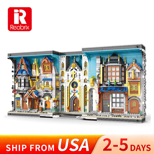 Reobrix 66026 Medieval City Building Blocks Kit  US Warehouse Express