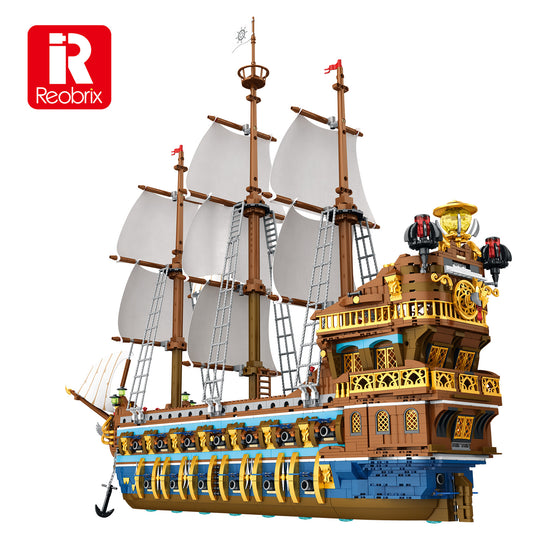 Reobrix 66011 Piratenschiff klemmbausteine