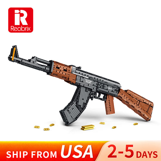 Reobrix 77005 AK47 Assault Rifle Machine Gun US Warehouse Express