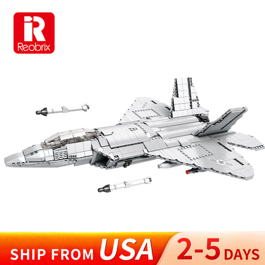 Reobrix 33020 F-22 aircraft Free shipping US Warehouse Express