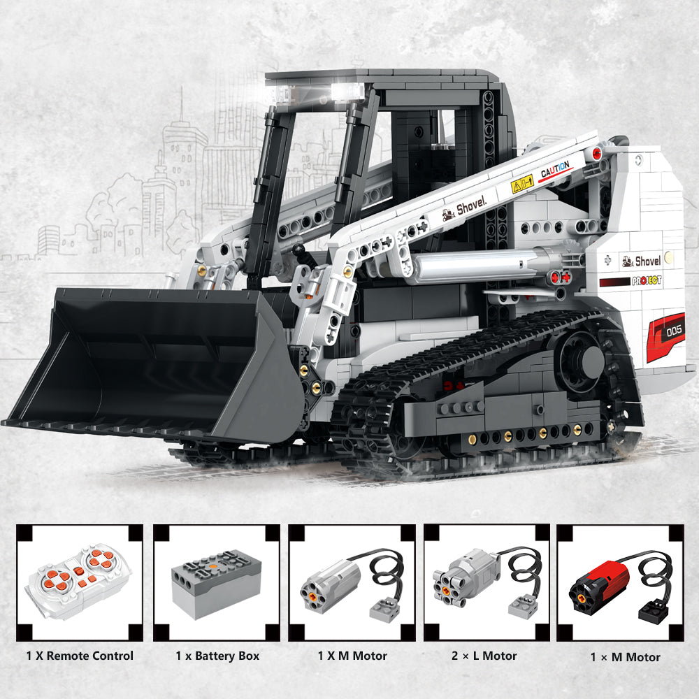Load image into Gallery viewer, Reobrix 22004 BOB CAT Skid Steer Loader 2206pcs 35 x 16.5 x 19 cm  (with original box)
