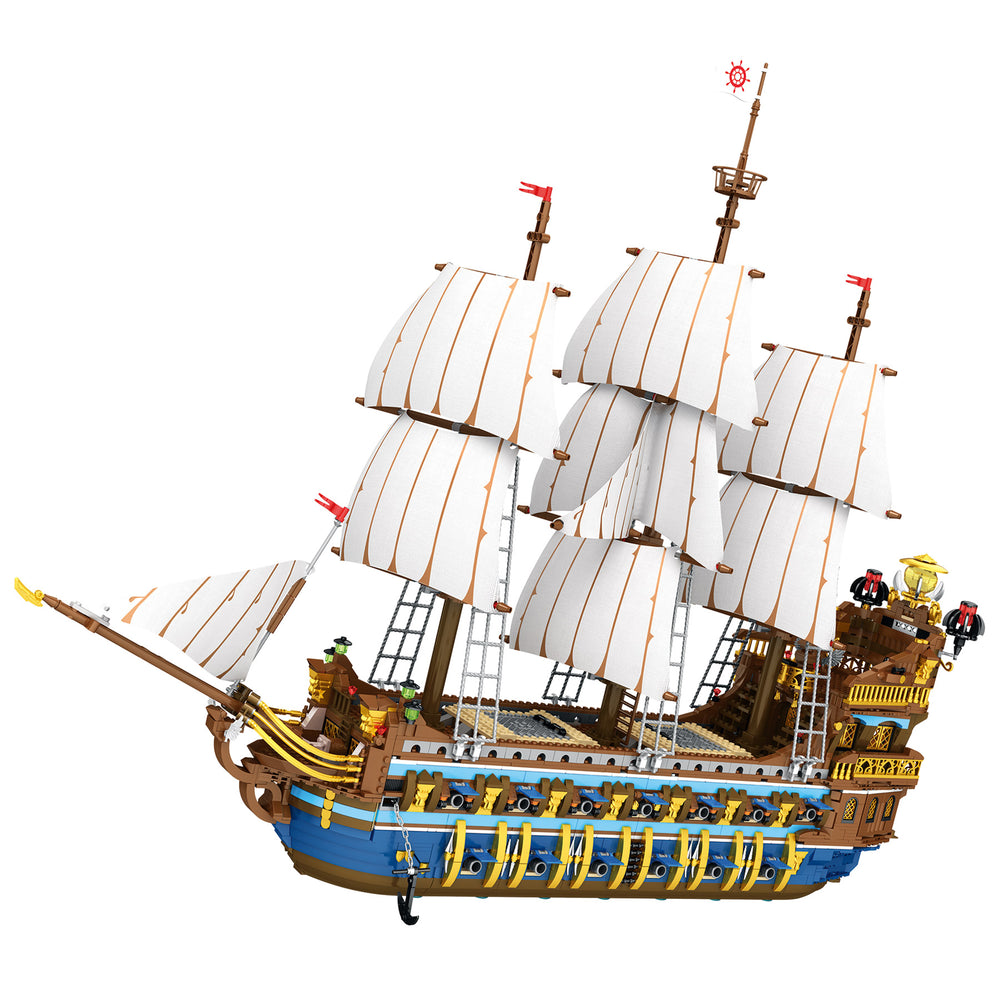 Reobrix 66011 Piratenschiff klemmbausteine