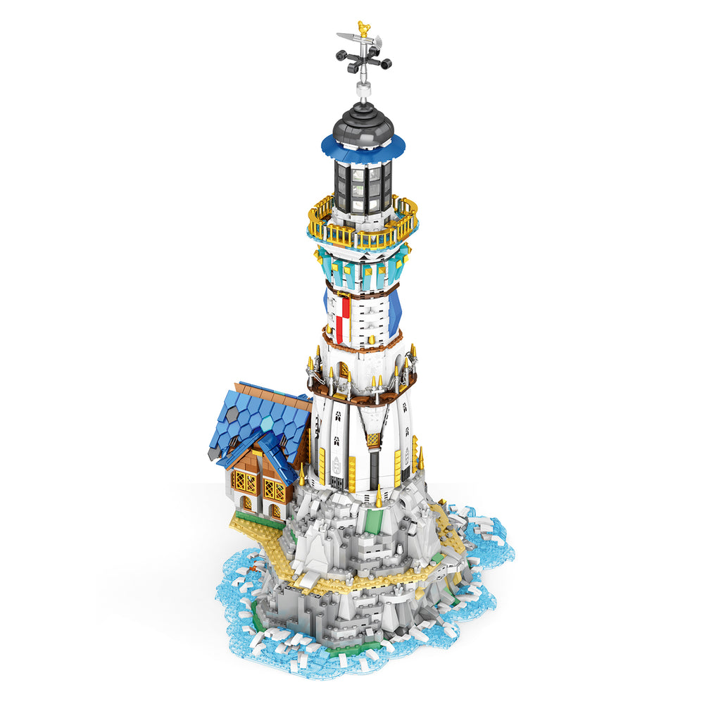 Reobrix 66028 Medieval Lighthouse Architecture Building Blocks Set  US Warehouse Express