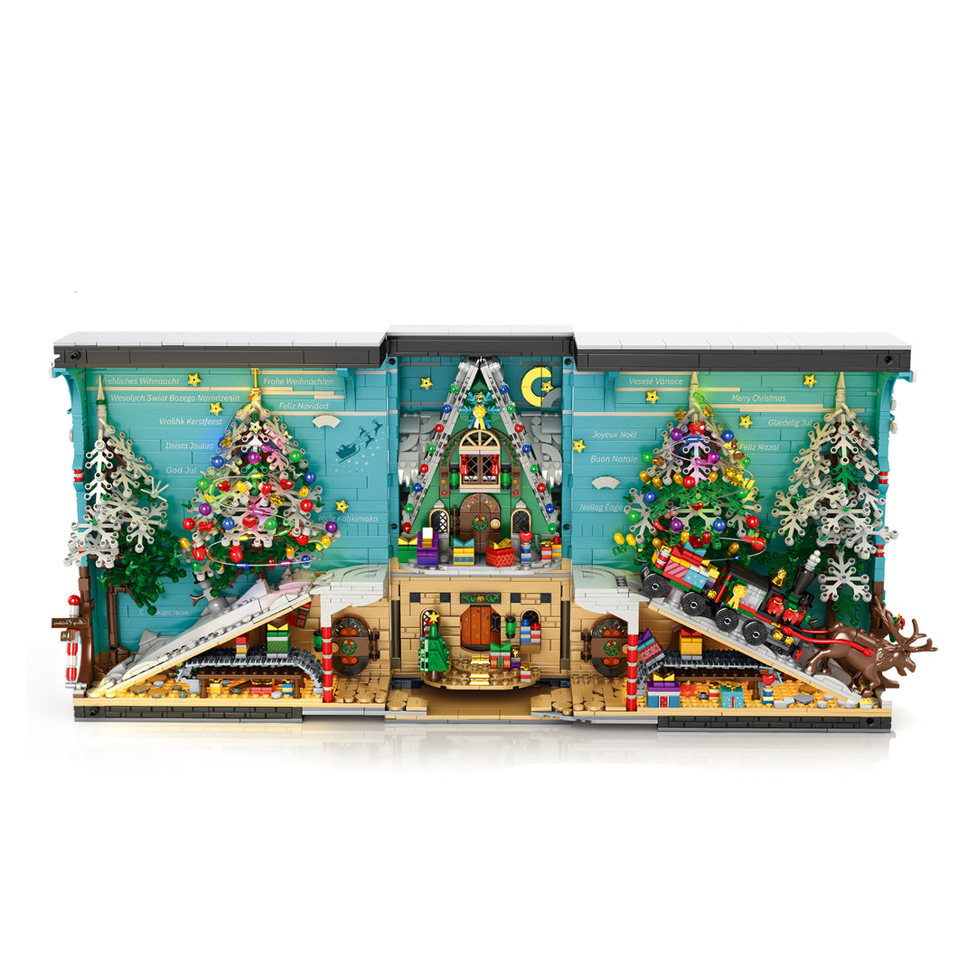 Reobrix 66033 Christmas Book Nook  US Warehouse Express