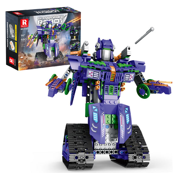 Load image into Gallery viewer, Reobrix 33001 3 In 1 Transforming Robot 580pcs 14.5 x 13.5 x 24cm(3 different sizes) (with original box)
