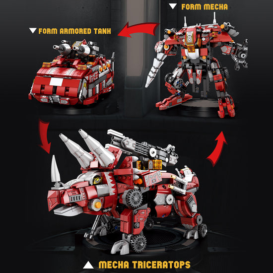 Reobrix 33003 Mecha Dino：Mecha Triceratops 930pcs 15 × 44.5 × 23 cm (WITH ORIGINAL BOX)
