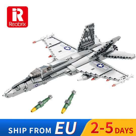 Reobrix 33022 F-18 Hornet Fighte EU Warehouse Express