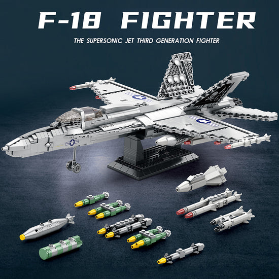 Reobrix 33022 F-18 Hornet Fighter 1387 pcs 53.5x41x13cm