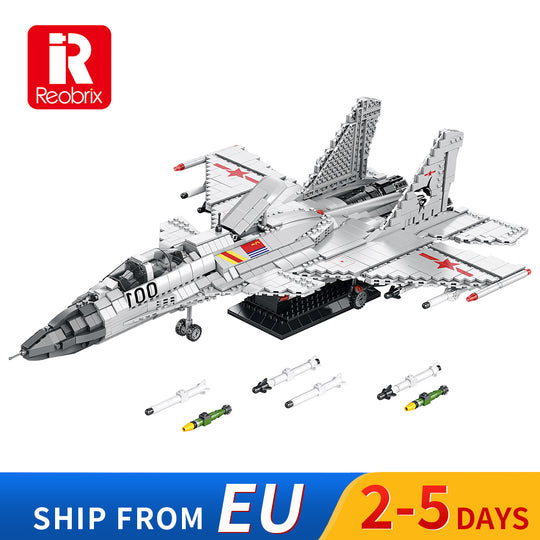 Reobrix 33023 Flying Shark J-15 Fighter Aircraft EU Warehouse Express