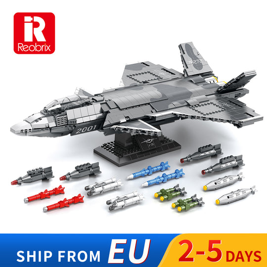 Reobrix 33025 Fire Fang J-20 Fighter EU Warehouse Express