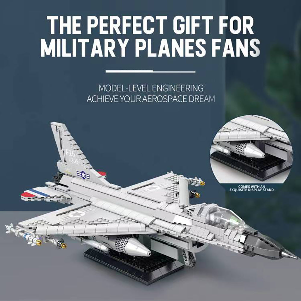 Reobrix 33027 F-16 Fighting Falcon 1427 pcs 49x34x17.5cm