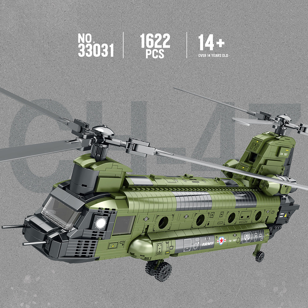 Reobrix 33031 CH-47 helicopter 1622pcs 79*52*23cm