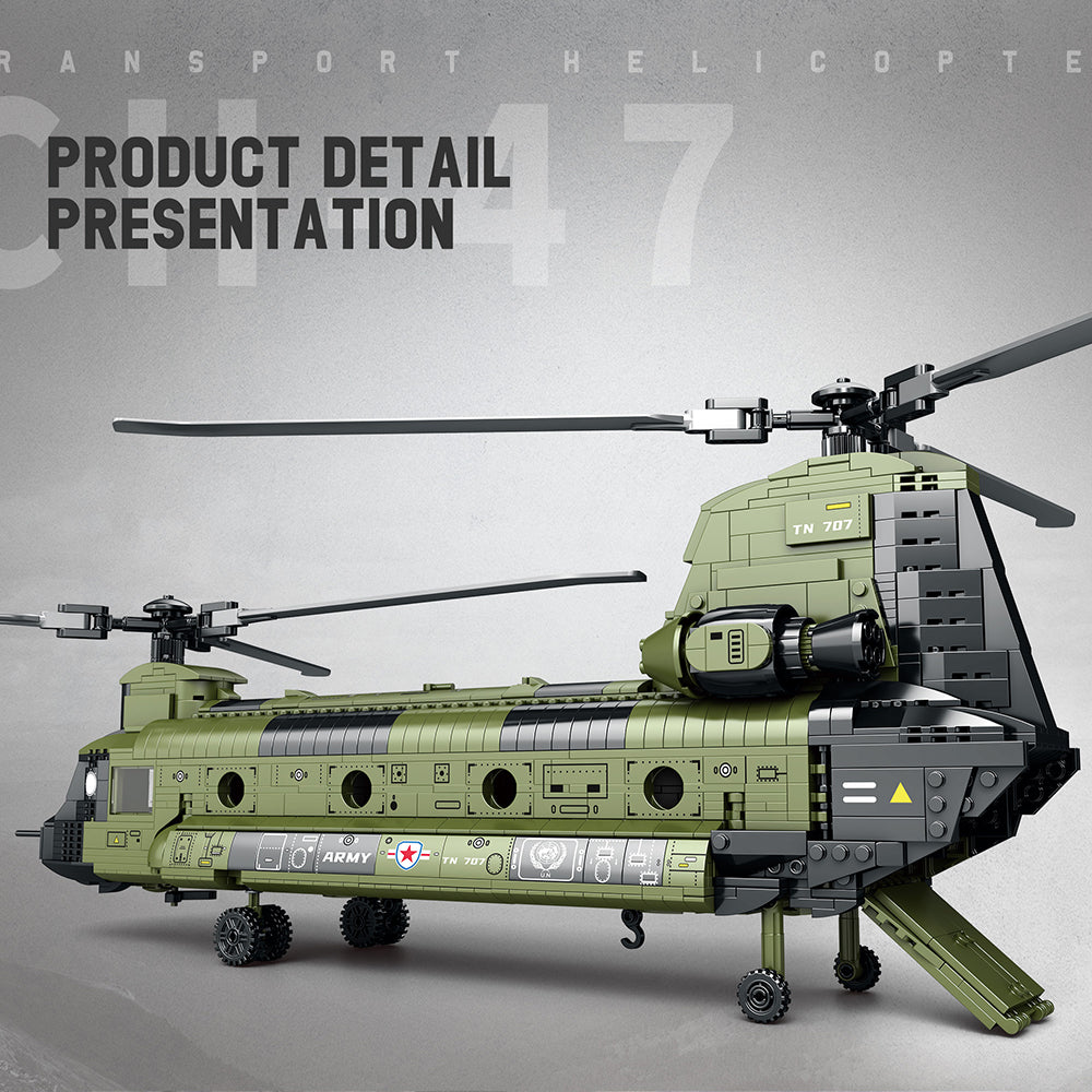 Load image into Gallery viewer, Reobrix 33031 CH-47 helicopter 1622pcs 79*52*23cm
