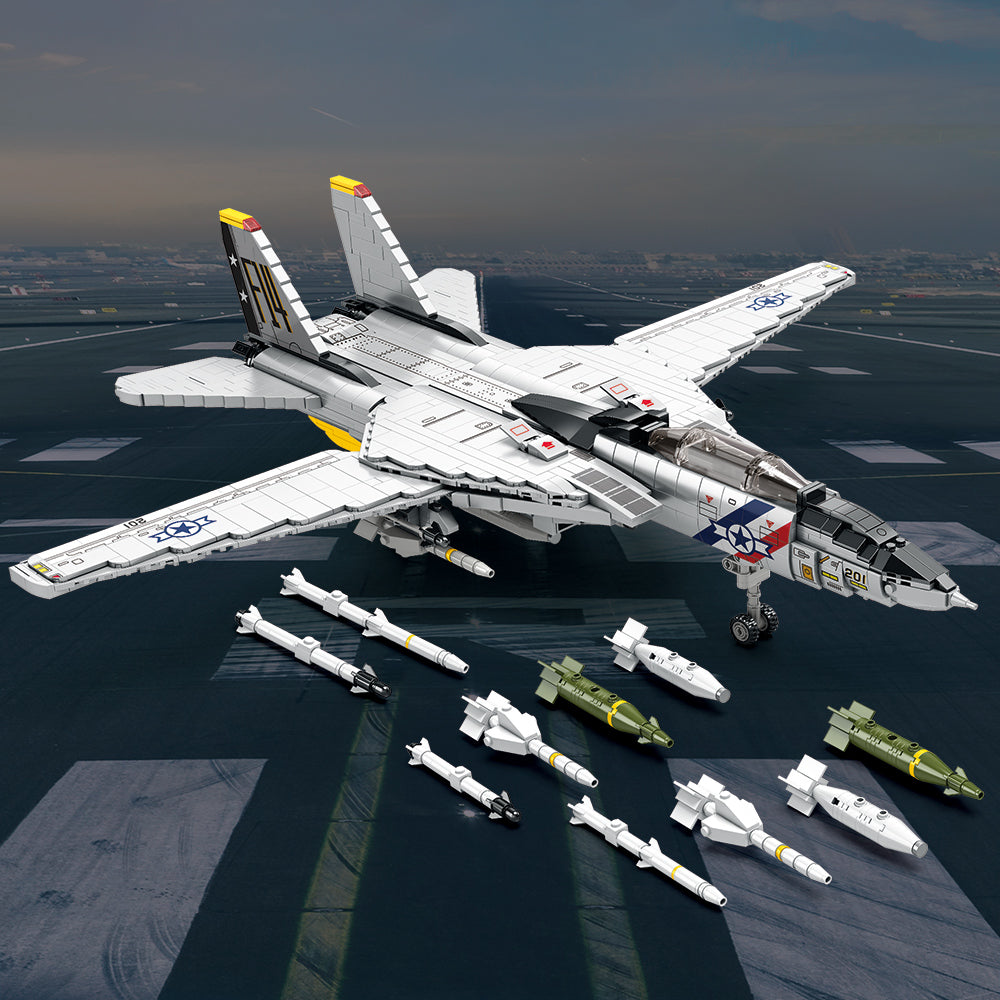Reobix 33032 F-14 Fighter Tomcat 1600 pcs