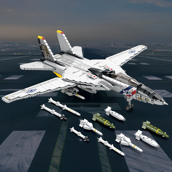 Load image into Gallery viewer, Reobix 33032 F-14 Fighter Tomcat 1600 pcs
