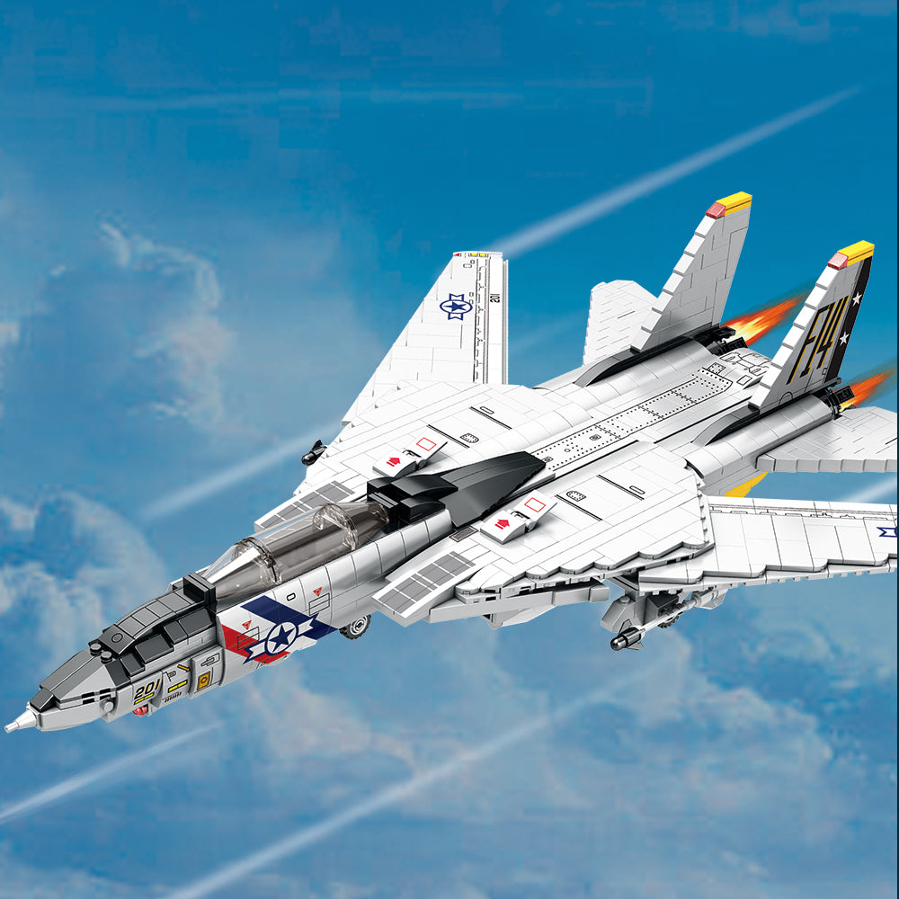 Load image into Gallery viewer, Reobix 33032 F-14 Fighter Tomcat 1600 pcs
