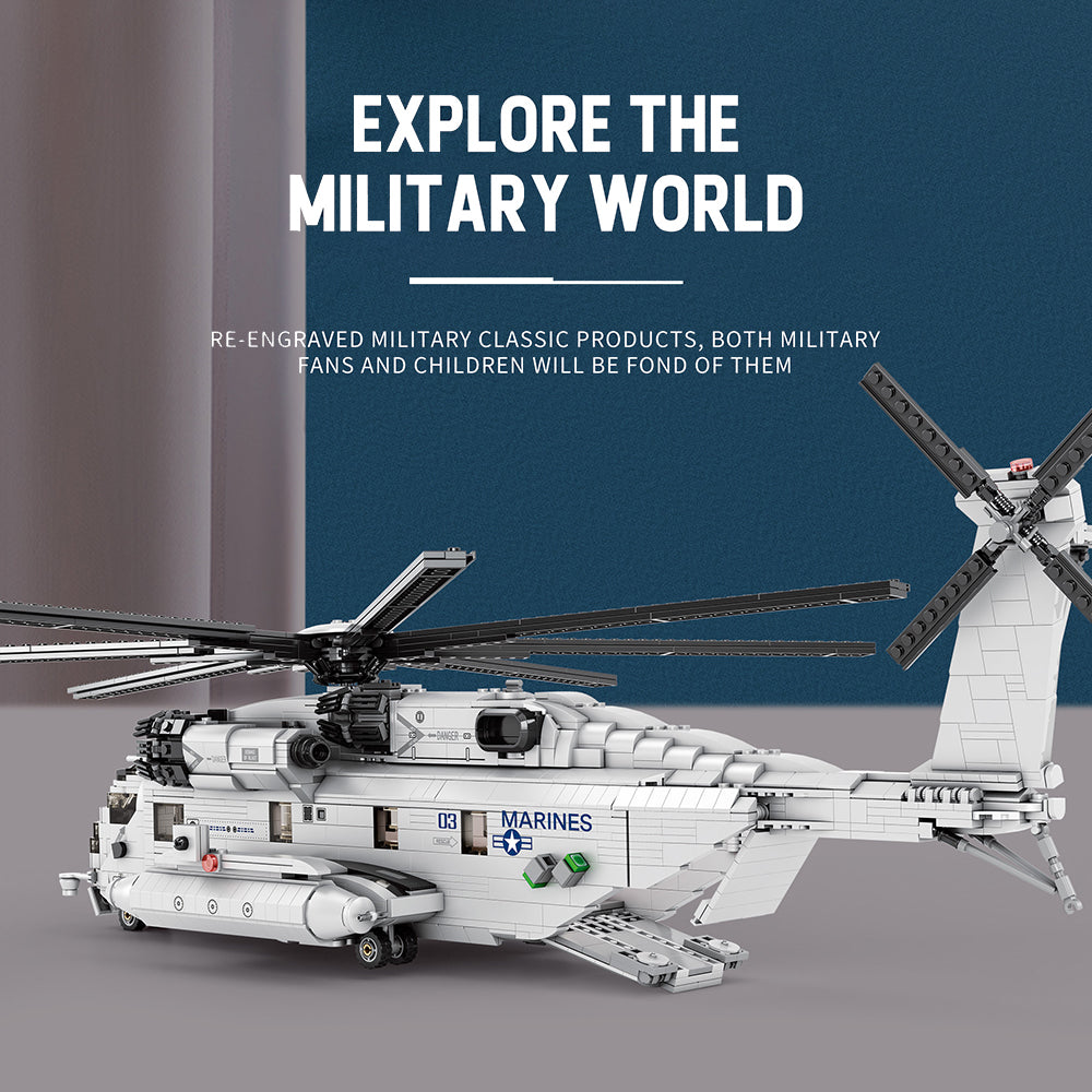 Reobrix 33037 CH-53E aircraft 2192 pcs 76.6 × 58 × 26.8 cm