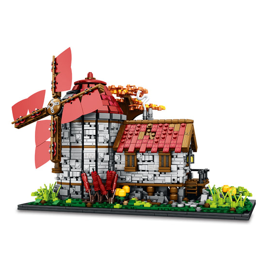 Reobrix 66014 European Century Windmills Town  US Warehouse Express