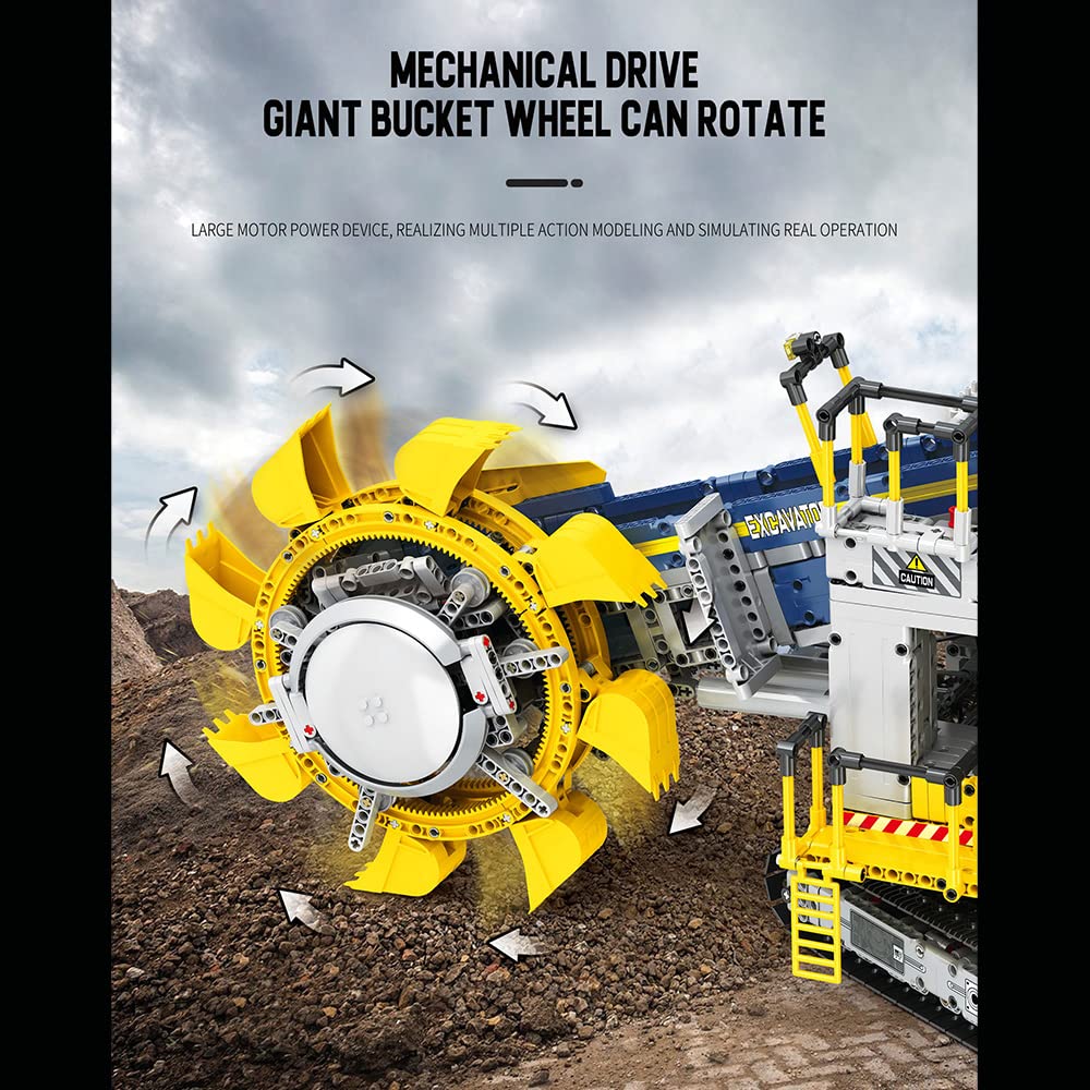 Reobrix 22017 Bucket Paddle Wheel Excavator 3188pcs 98 × 33.5 × 36.5 cm (Without Original Packaging)