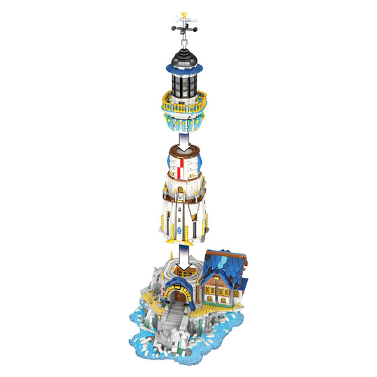 Reobrix 66028 Medieval Lighthouse Architecture Building Blocks Set  US Warehouse Express