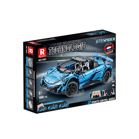 Reobrix 11003 Blue Spider Supercar (RC Version)