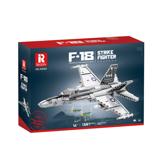 Reobrix 33022 F-18 Hornet Fighter US Warehouse Express