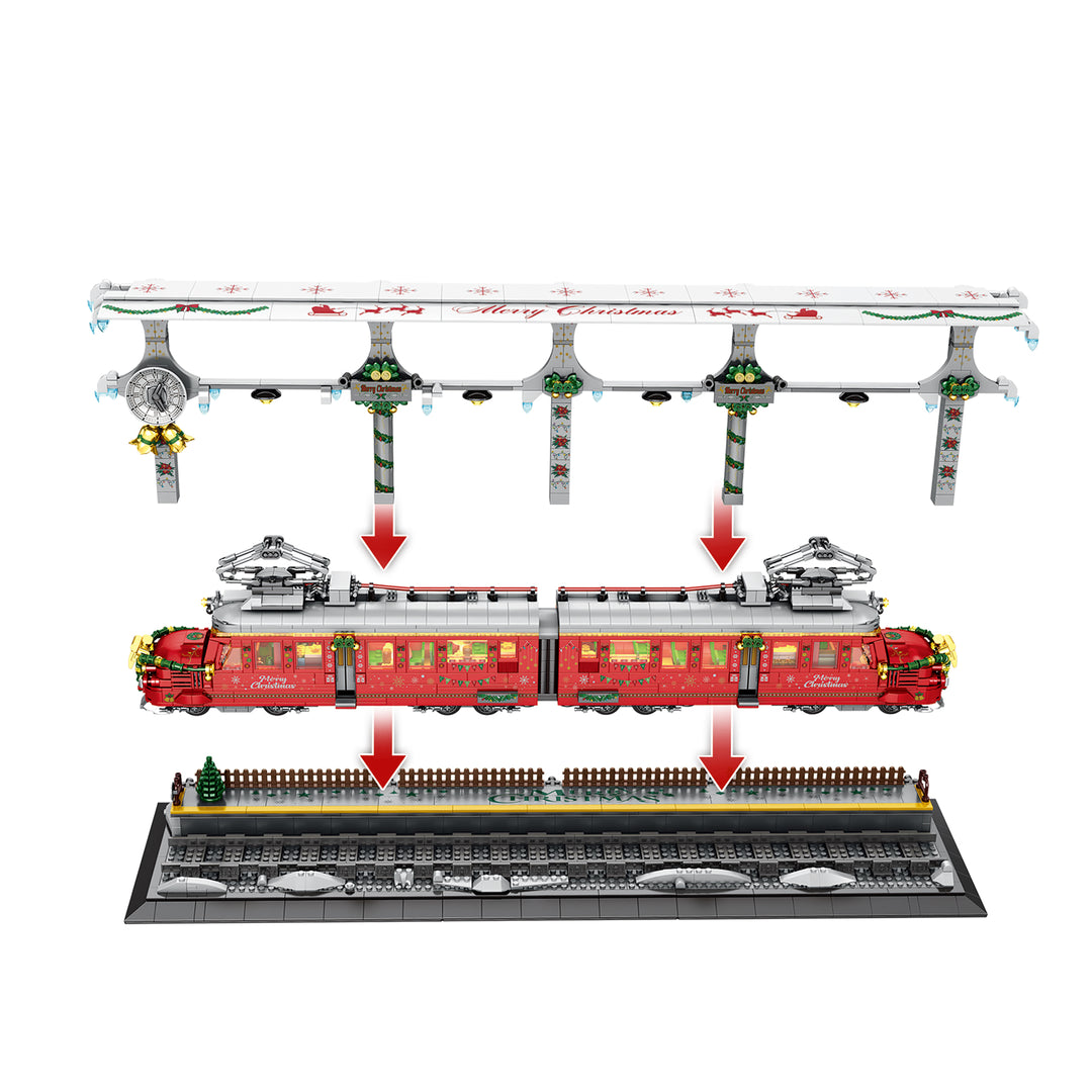 Reobrix 66034 Christmas train  US Warehouse Expre