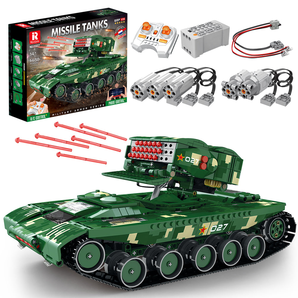 Reobrix 55027 Missile WOP VIII Tank Russian 1488pcs 33.5 x 18.5 x 15cm (with original box)