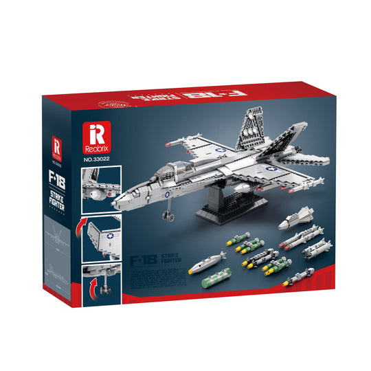 Reobrix 33022 F-18 Hornet Fighter US Warehouse Express