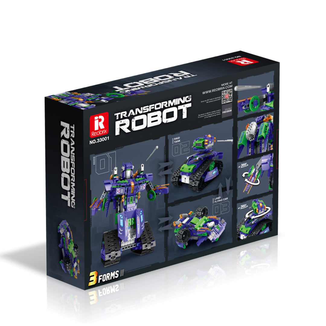 Reobrix 33001 3 In 1 Transforming Robot (3 different sizes)