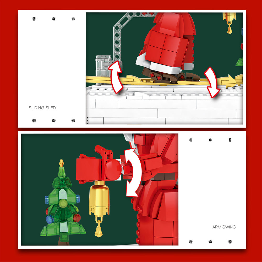 Load image into Gallery viewer, Reobrix 66001 Santa Claus is Coming 1038pcs 41,6 x 18,6 x 34 cm (with original box)
