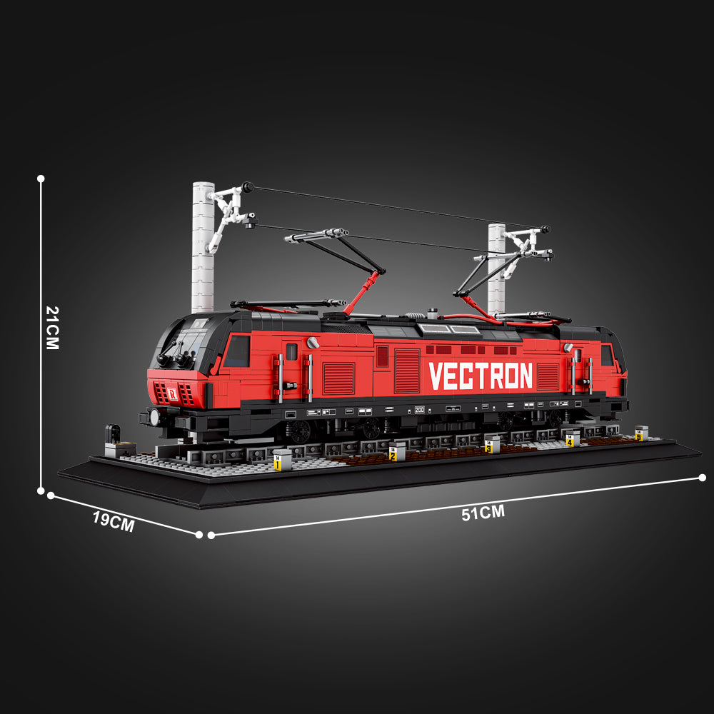 Load image into Gallery viewer, Reobrix 66019 Vectron European Electric Passenger Train,1889 PCS,51×19×21 cm
