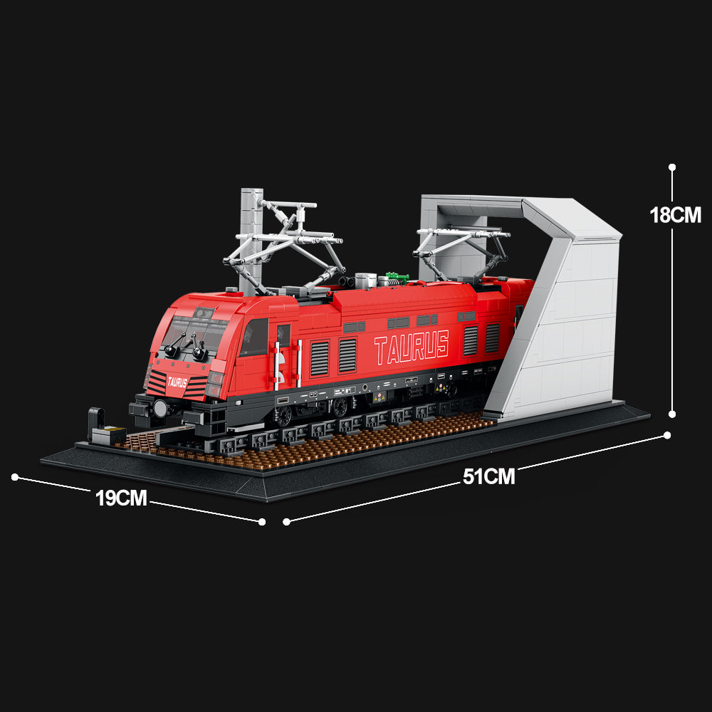 Reobrix 66020 Taurus European Electric Passenger Train, 1933PCS,51×19×18 cm