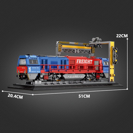 Load image into Gallery viewer, Reobrix 66021 G2000 European Freight Train ,1980 PCS,51×20.4×22 cm

