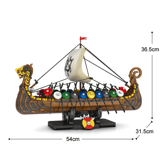 Reobrix 66101 Viking warship Penteconter