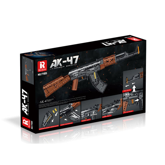Reobrix 77005 AK47 Assault Rifle Machine Gun