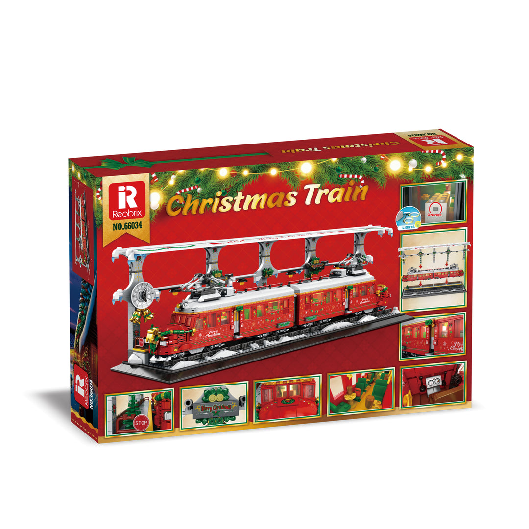 Reobrix 66034 Christmas train  US Warehouse Expre