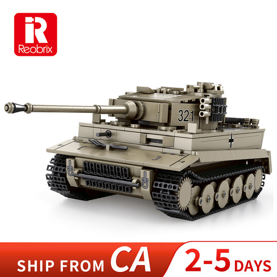 Reobrix-77031 Tiger  I  World of tanks Official License CA  Warehouse Express