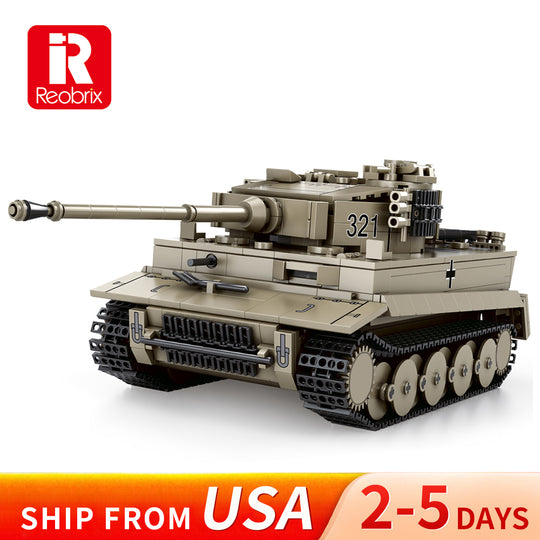 Reobrix-77031 Tiger  I  World of tanks Official License US  Warehouse Express