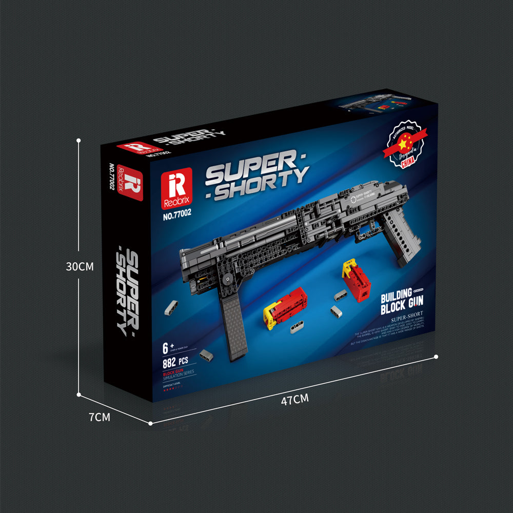 Reobrix 77002 Super Shorty Pump Gun 882pcs 46 x 5 x 17 cm (with original box)