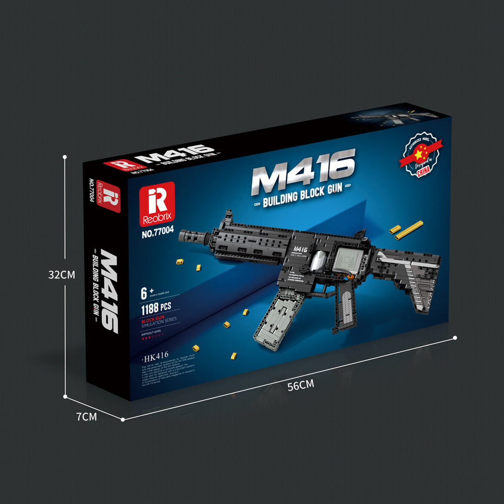 Reobrix 77004 M416 Maschine Gun 1188pcs 67.5 x 7 x 30 cm (with original box)