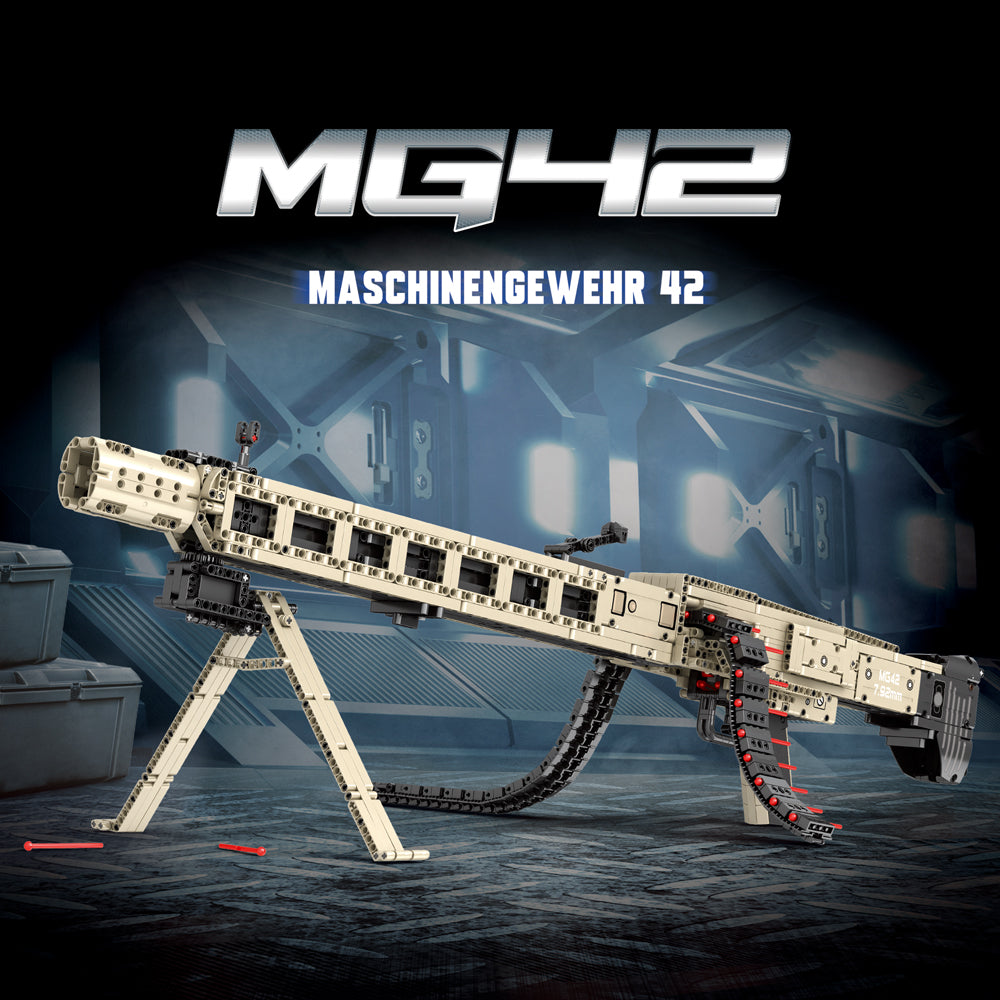 Reobrix 77006 MG42 Maschine Gun Maschinengewehr 42 1886pcs 101.5 x 9.5 x 20 cm (without original box)