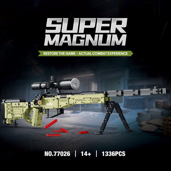 Reobrix 77026 AWM Super Magnum Gun 1336pcs 100.5 x 8 x 22.5 cm (without original box)