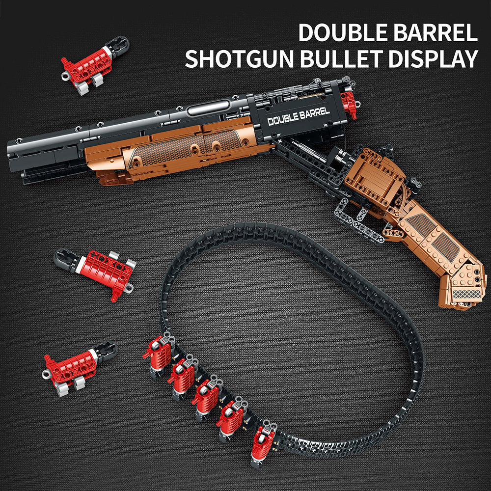 Reobrix 77028 Double Barrel Shotgun 1006pcs 56.5 x 6.4 x 12 cm  (with original box)