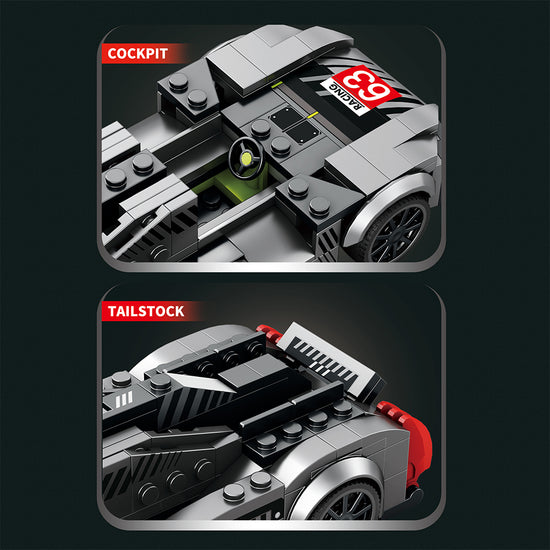 Load image into Gallery viewer, Reobrix 793  Racers 280 pcs 17.2 × 7.3 × 4.6 cm
