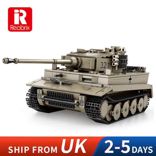 Reobrix-77031 Tiger  I  World of tanks Official License UK  Warehouse Express