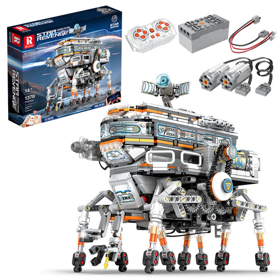 Reobrix 99003 Walking Science Station Machine 1378pcs 21.5 x 17.5 x 24 cm  (with original box)